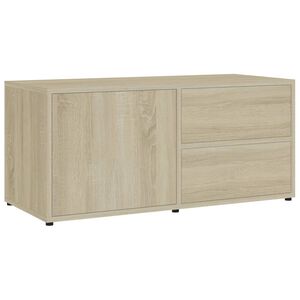 vidaXL M&oacute;vel de TV 80x34x36 cm derivados de madeira carvalho sonoma