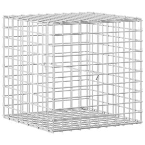 vidaXL Gabion com Arame de 3,5 mm e Malha de 5x5 cm 50x50x50 cm