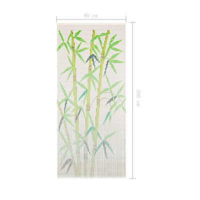vidaXL Cortina mosquiteira em bambu 90x200 cm