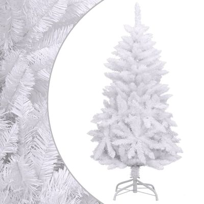 vidaXL Árvore de Natal artificial articulada com suporte 120 cm branco