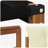 vidaXL Conjunto de Sof&aacute;s para Exterior 9 pcs Natural e Creme