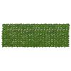 vidaXL Tela de Varanda com Folhas Verde e Amarelo 300 x 100 cm