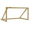 vidaXL Baliza de futebol com rede 160x80x100 cm pinho impregnado