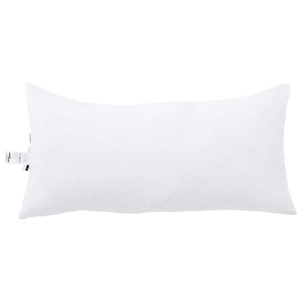 vidaXL Almofada com travesseiro 2 pcs Branco 61 x 41 x 20 cm Poli&eacute;ster