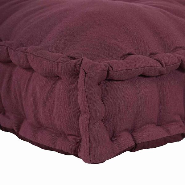 vidaXL Sof&aacute; Modular Maroons 120 x 80 x 12 cm tecido
