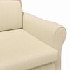 vidaXL poltrona Creme 76 x 94 x 102 cm tecido