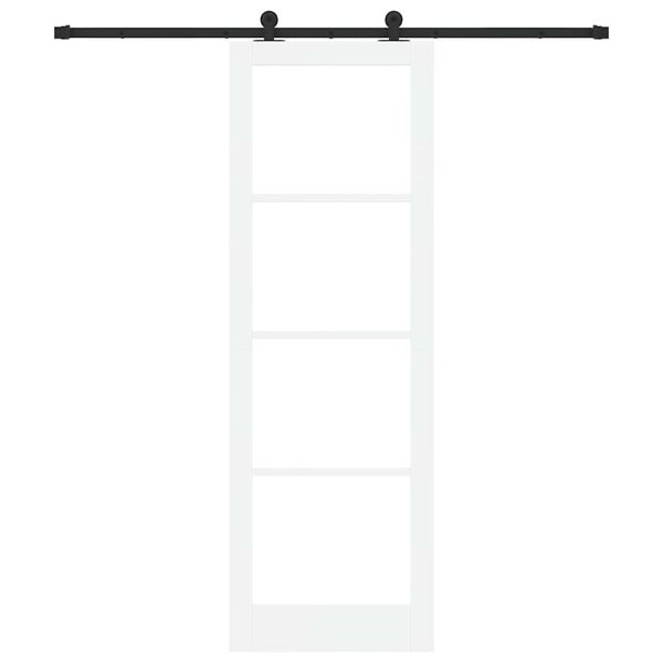 vidaXL Porta Deslizante ORKDAL Branco 78 x 232 cm