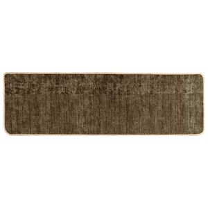 vidaXL Passadeira MARSA Verde Floresta 100 x 300 cm Poli&eacute;ster e PVC