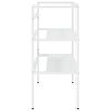 vidaXL Estrutura p/ lavat&oacute;rio casa de banho ferro 79x38x83 cm branco