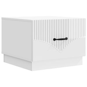 vidaXL Mesa de centro Branco Brilhante 49 x 50 x 37 cm