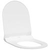 vidaXL Assento de Vaso Sanit&aacute;rio Branco 50 x 36,5 x 5 cm Polipropileno