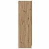 vidaXL Guarda-roupa com porta Carvalho Artesanal 82,5 x 51,5 x 180 cm