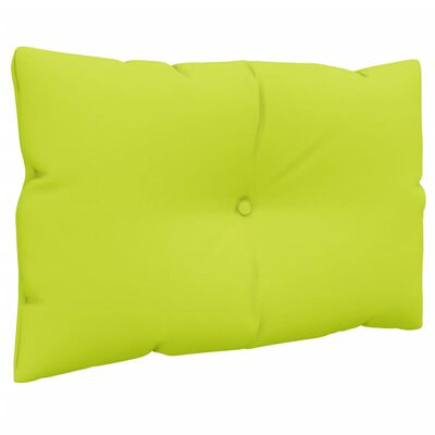 vidaXL Almofadões para móveis de paletes 2 pcs tecido verde brilhante