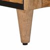 vidaXL Buffet Natural 60 x 33 x 75 cm Madeira de manga maci&ccedil;a