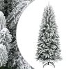 vidaXL &Aacute;rvore de Natal artificial com neve PVC & PE 240 cm