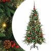 vidaXL &Aacute;rvore de Natal Articulada Artificial Verde 150 cm PE e PVC