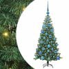 vidaXL &Aacute;rvore de Natal com 150 LEDs com suporte Verde 120 cm PVC