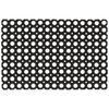 vidaXL Tapete de porta retangular 60x80 cm borracha