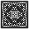 vidaXL Mesa de jardim 90x90x73 cm alumínio fundido preto