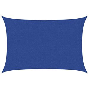 vidaXL Para-sol estilo vela 160 g/m&sup2; 2x2,5m PEAD azul
