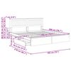 vidaXL Cama com Armazenamento com gaveta Carvalho Sonoma 180 x 200 cm