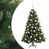 vidaXL &Aacute;rvore de Natal artificial com bolas 120 cm 150 LED