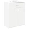 vidaXL Aparador 60x30x75 cm contraplacado branco