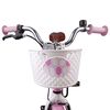 vidaXL Bicicleta Infantil 20 Polegadas para 6-11 Anos Rosa Claro