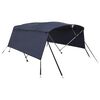 vidaXL Toldo de 4 arcos Bimini c/ paredes laterais 243x(185-198)x137cm