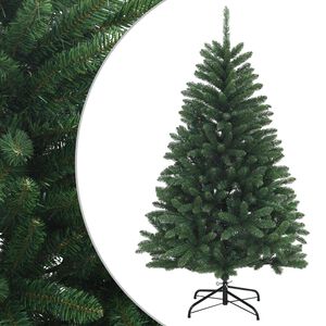 vidaXL &Aacute;rvore de Natal Articulada Artificial 180 cm PVC Verde M&eacute;dio