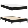 vidaXL Cama Box com colch&atilde;o Preto 120 x 190 cm tecido