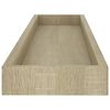 vidaXL Prateleiras de parede Loggia 2 pcs 80x15x4 cm MDF cor carvalho