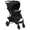 vidaXL Carrinho de beb&eacute; 2-em-1 a&ccedil;o antracite