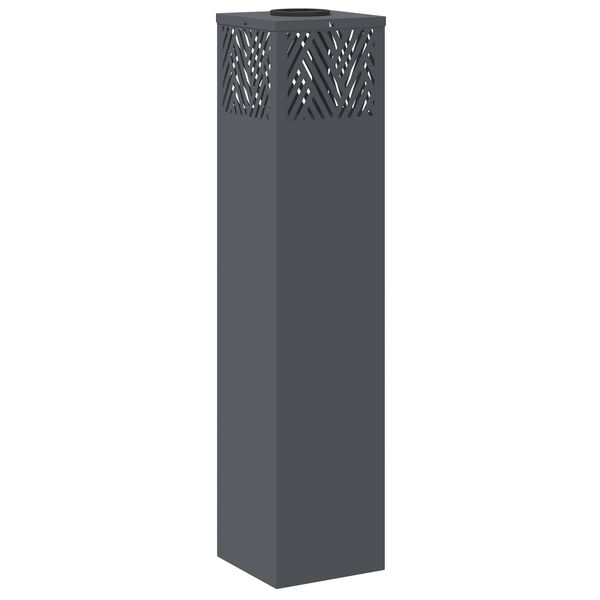 vidaXL Luz Solar LED de Caminho 2 pcs Antracite A&ccedil;o Laminado a Frio