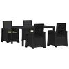 vidaXL Conjunto de Jantar para Jardim 5 unid. Antracite e Creme PP