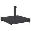 vidaXL Base para chap&eacute;u de sol Cinza Escuro 45 x 45 x 31,5 cm