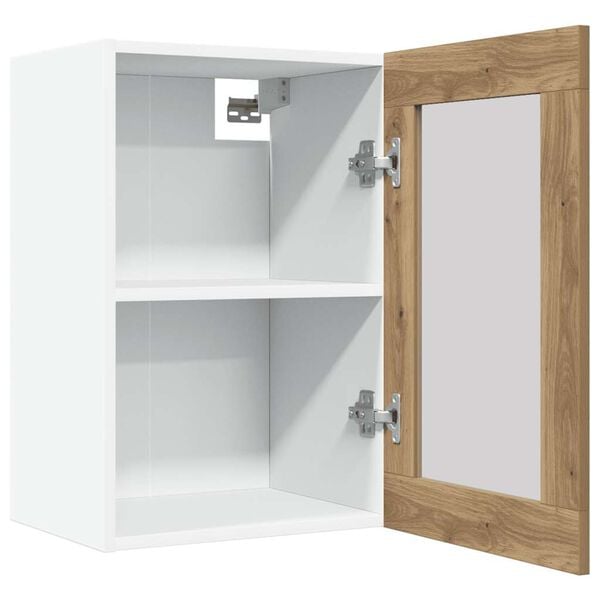 vidaXL Armário suspenso “Lyon” 40x31x60cm carvalho artisiano