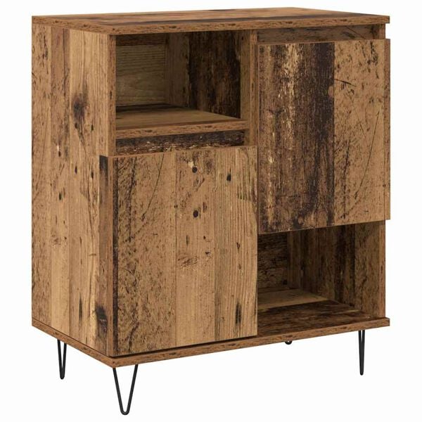 vidaXL Buffet Madeira antiga 60 x 35 x 70 cm