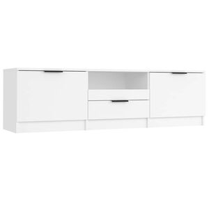 vidaXL M&oacute;vel de TV Branco 140x35x40 cm Madeira Engenheirada