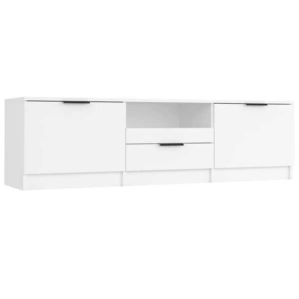 vidaXL M&oacute;vel de TV Branco 140x35x40 cm Madeira Engenheirada