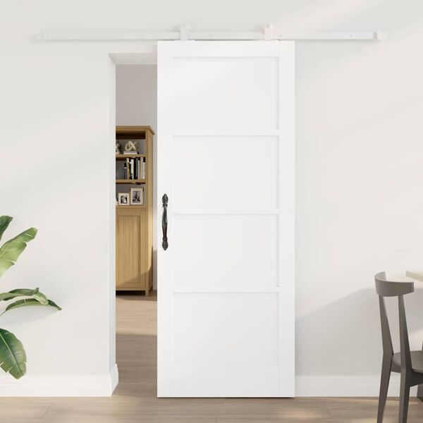 vidaXL Porta Deslizante ORKDAL Branco 78 x 202 cm