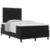 vidaXL Cama Box com colch&atilde;o com cabeceira Preto 120 x 190 cm tecido
