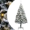 vidaXL &Aacute;rvore de Natal Artificial Pr&eacute;-iluminada Verde 400 cm PVC