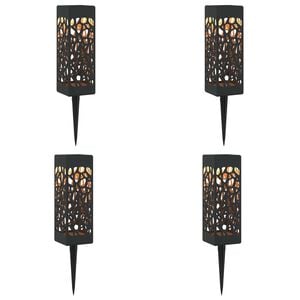 vidaXL Luzes Solares para Exterior com Pino de Aterragem 4 unid. 29 cm