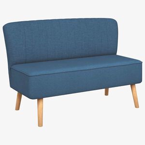 vidaXL Sof&aacute; de tecido 117x55,5x77 cm azul