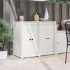 vidaXL Porta de Cozinha MEPPEL 2 pcs Branco 50 x 9 x 82 cm