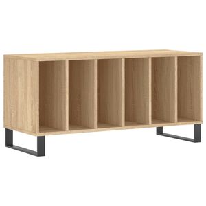 vidaXL Arm&aacute;rio p/ discos 100x38x48cm derivados madeira carvalho sonoma