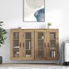 vidaXL Arm&aacute;rios de Parede 2 pcs Carvalho Artesanal 69,5 x 34 x 90 cm