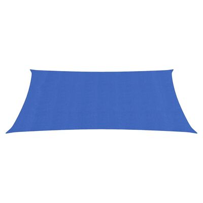 vidaXL Para-sol estilo vela 160 g/m² 2,5x4,5 m PEAD azul