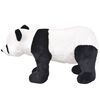 vidaXL Brinquedo de montar panda peluche preto e branco XXL